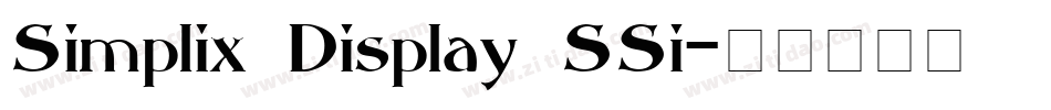 Simplix Display SSi字体转换